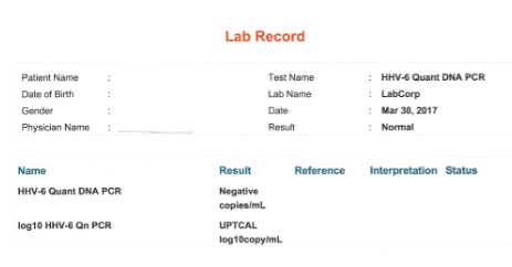 Lab record